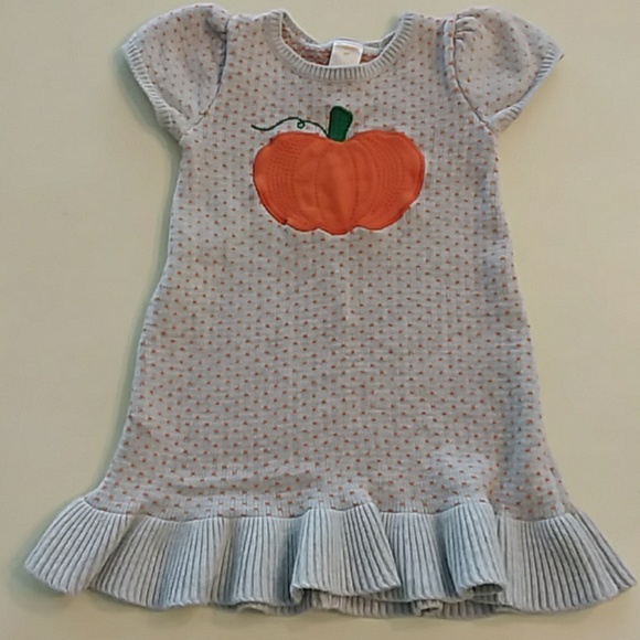 pumpkin sweater dress